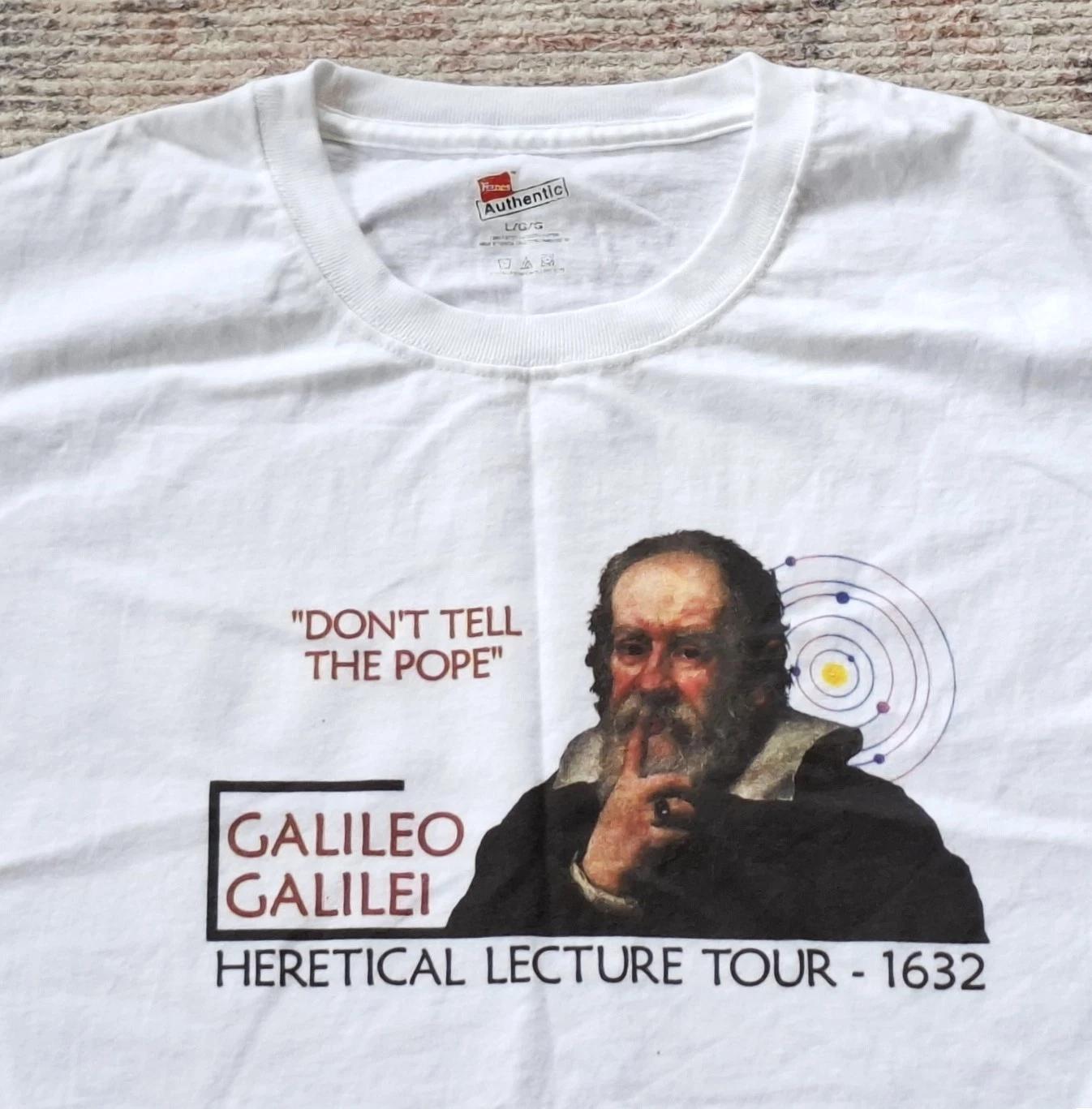 

Heretical Astronomy Philosophy Humorous Mens T Shirt Cotton Sz L Excellent Cond M
