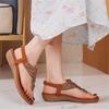 fashion 2024 Summer New Product Elastic Band Water Diamond Breathable Lightweight and Comfortable Large Size Women's Sandals
