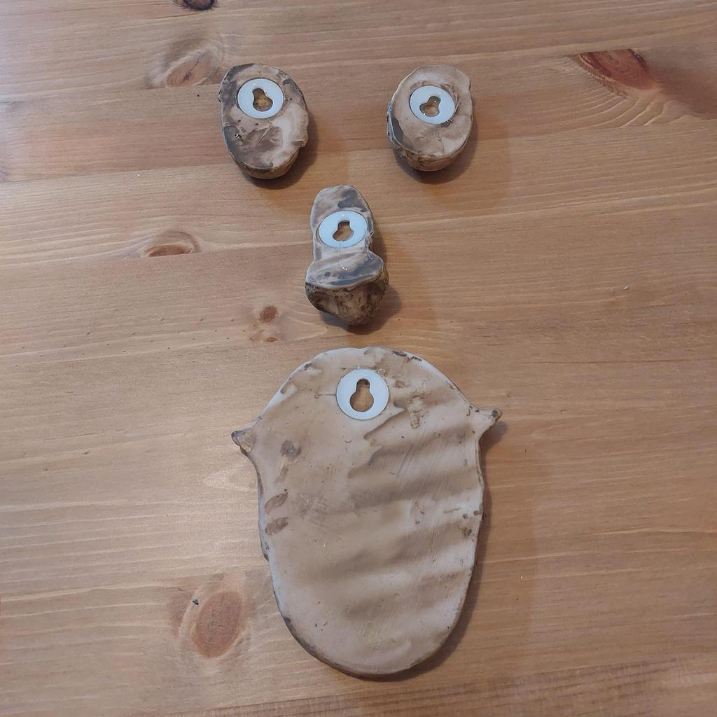 HARGIO Gardening Goods Tree Face Garden Ornament Tree Wood Decoration Ornament Unique Face Garden Goods Garden Object Gardening Gardening Goods Funny