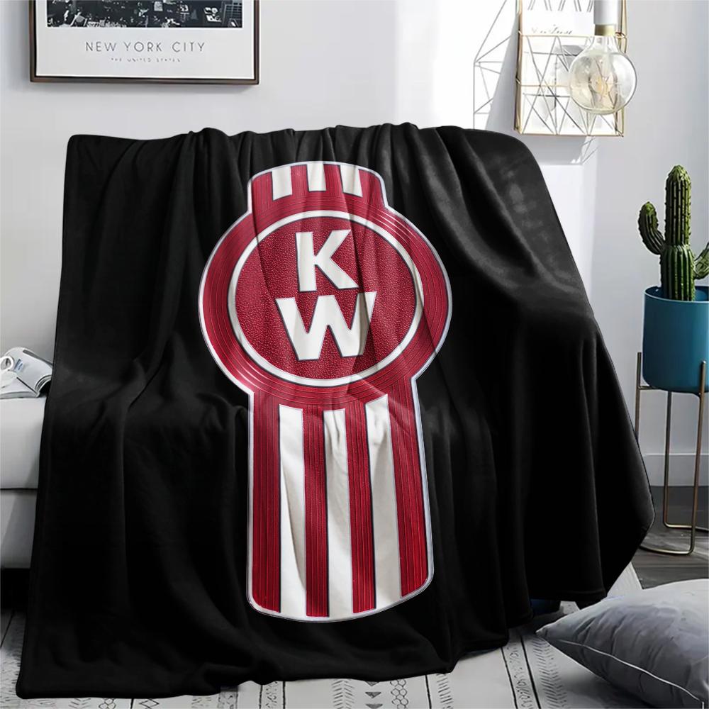 

Kenworth,pattern Flannel Blanket, High quality Comfortable for All Seasons, Home Decor, Warmth and Comfort, Perfect for Gifts. 150cm x 200cm
