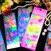 3 pcs Laser Butterfly Series Art Collage Junk Journal Supplies DIY Scrapbooking Stickers PET Waterproof Craft Aesthetics Sticker