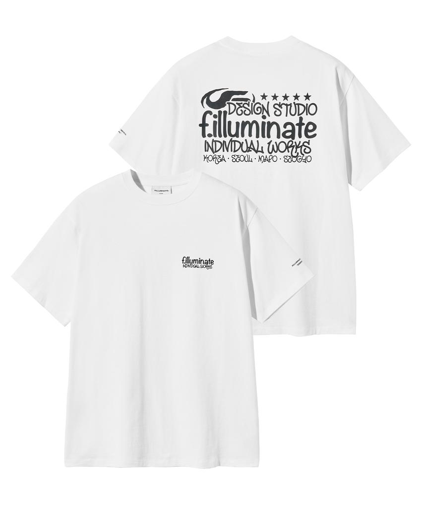 FILLUMINATE Nutty Bag Print T-Shirt - White