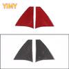 2x Soft Carbon Fiber Interior Car Door A-pillar Decorative Sticker Cover Trim Suitable for BMW 5 Series G60 +