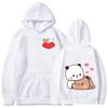 Men's Hoodie with Cute Bubu and Dudu Cartoon Prints - Autumn/Winter Harajuku Style Fashionable Casual Hip Hop Top