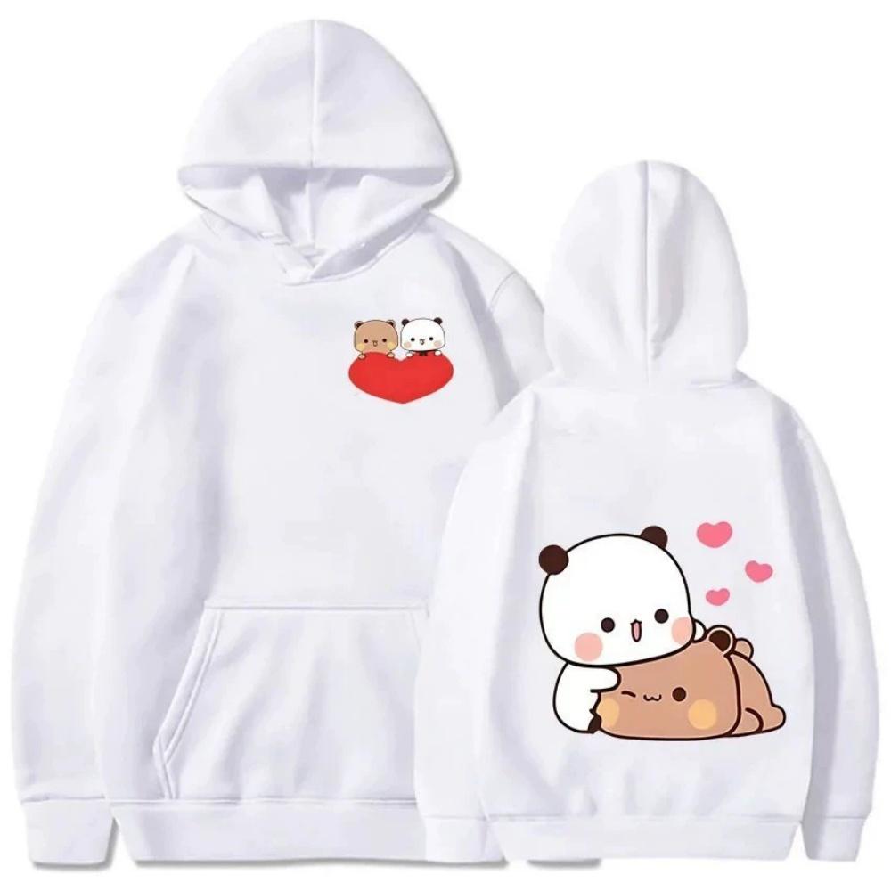 Men's Hoodie with Cute Bubu and Dudu Cartoon Prints - Autumn/Winter Harajuku Style Fashionable Casual Hip Hop Top