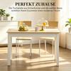 Simple Dining Table with Timeless Look, Versatile Table for Meals and Work with Stable Construction, Elegant Dining Table (dining Table Only)