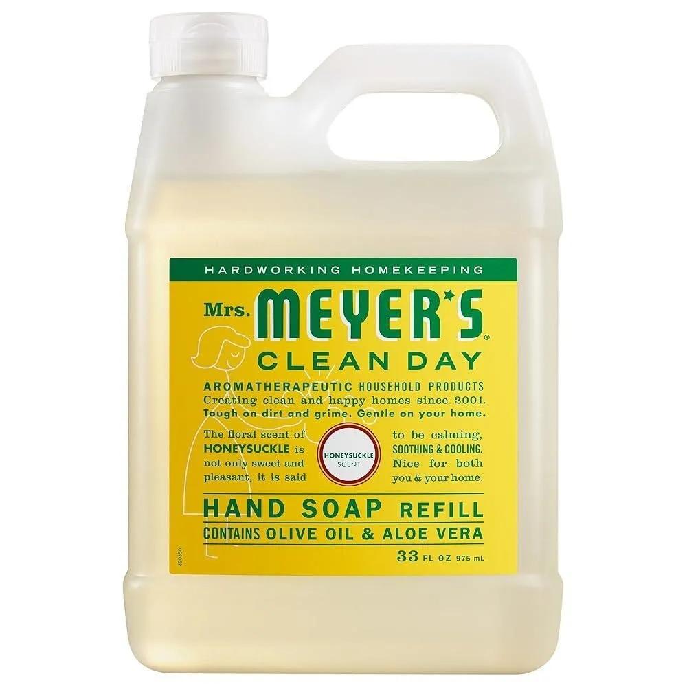 Mrs. Meyer s Clean Day Hand Soap Honeysuckle Scent 975ml