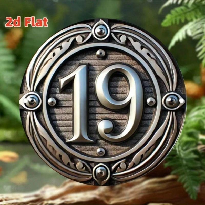 Retro Metal Wall Art Sign Home Decor 20x20cm