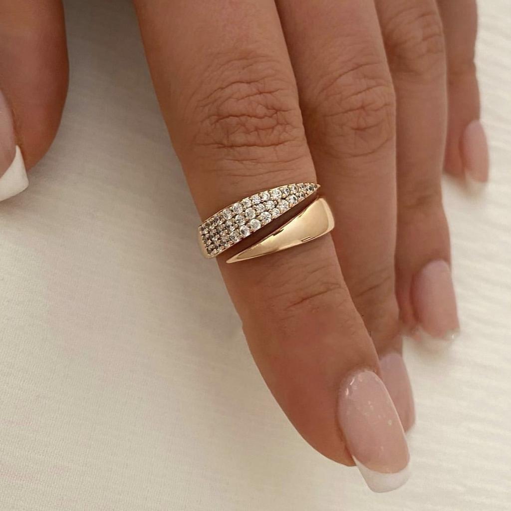 2024 Nwe Stainless Steel 18 K Gold Plated Sun Rings for Women Natural Stone Inlaid In Hollow Metal Texture Ring Trendy Jewelry