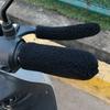 Motorcycle Grip Covers Plush Winter Warm Universal Electric Tricycle Plush Winter Handlebar Covers Sleeves Motorcycle Accessorie