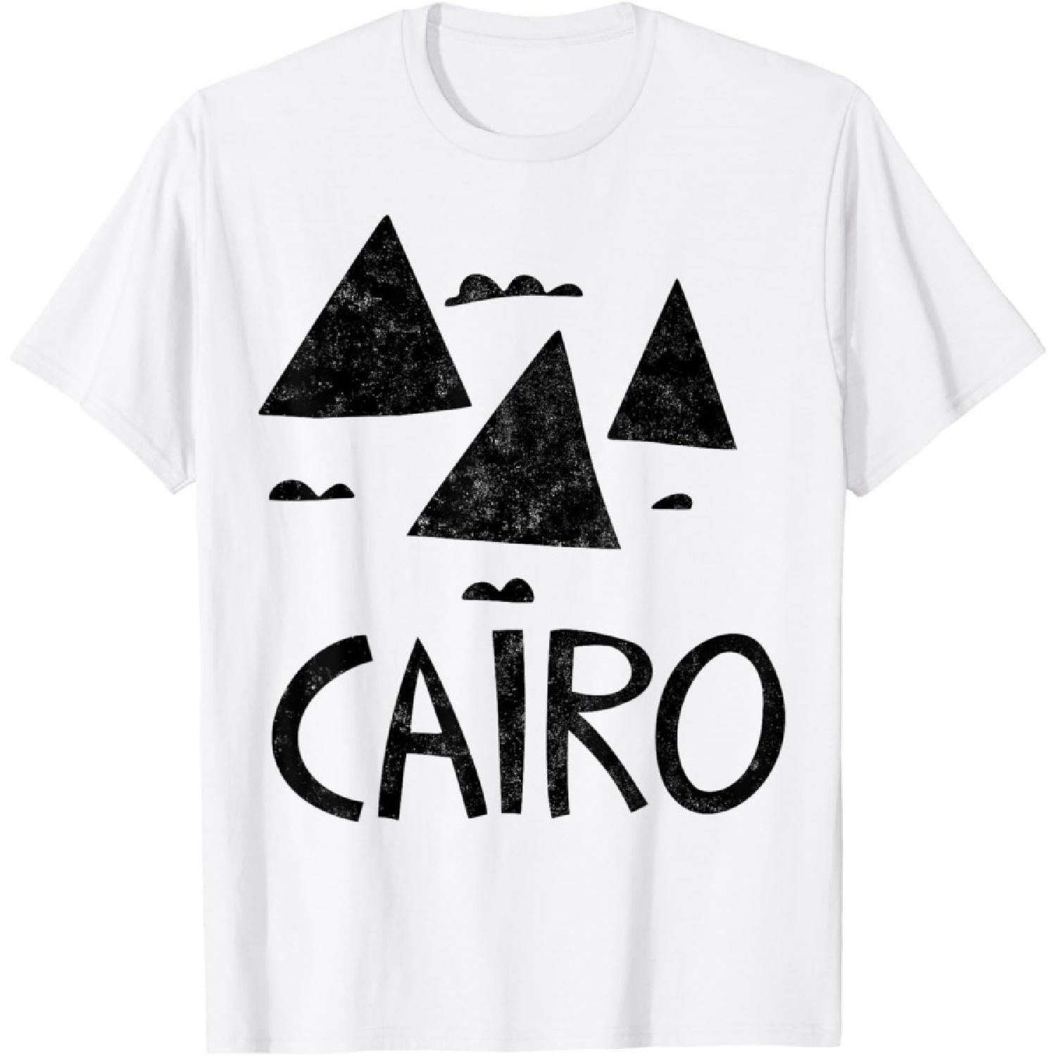 Travel Egypt Pyramids of Giza Sphinx Cairo Luxor Vacation T-Shirt(1) S