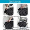 Car 360° Rotating Non-Slip Seat Cushion for Elderly & Pregnant Women - Portable & Multifunctional.