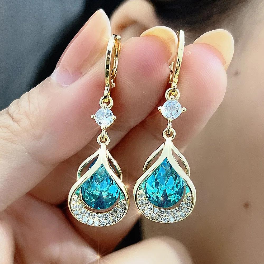 

2024 New Fashion Trend Unique Design Elegant Delicate Light Luxury Pearl Leaf Tassel Earrings Women Zircon Party Premium Gifts