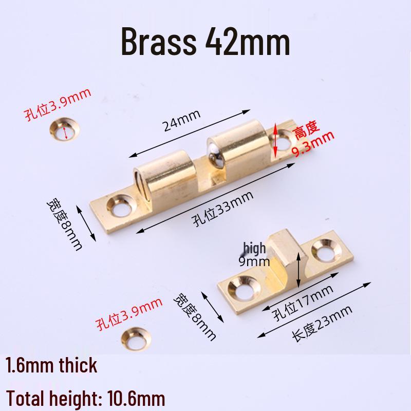 

Медные шариковые защелки для дверей и шкафов