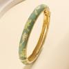 Small Flower Enamel Cloisonne Bracelet Vintage Design Ethnic Bracelet  Women Gifts