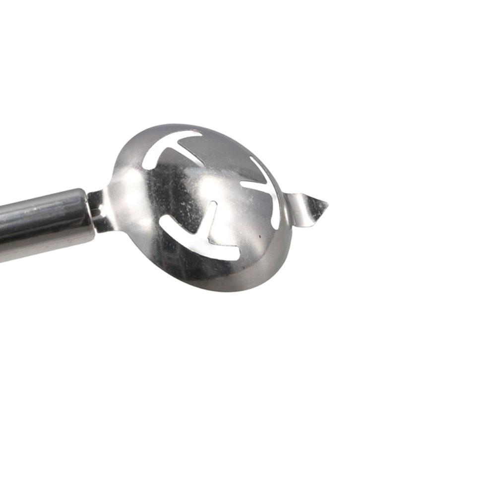 Extended Lug Design Stainless Steel Yolk Filter Long Handle Yolk Strainer  Kitchen