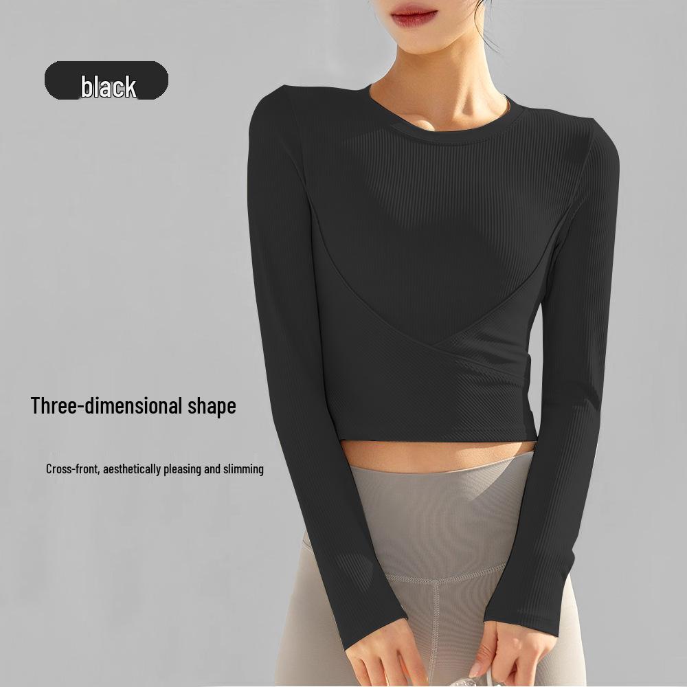 Damen Langarm Yoga Wear - Frühling & Herbst Laufen, Pilates, Fitness Top CX503