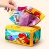 Pulling Game Baby Tissue Box Toy Education Montessori Children Cloth Toys  6-18 Month