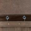 Conigliera in Legno con 4 Ruote, Casa per Conigli e Rampa, 90x53x59cm, Marrone