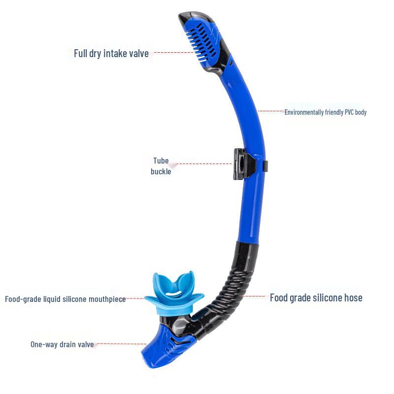 YBLKJ Adult Full Dry Snorkeling Set S11S+