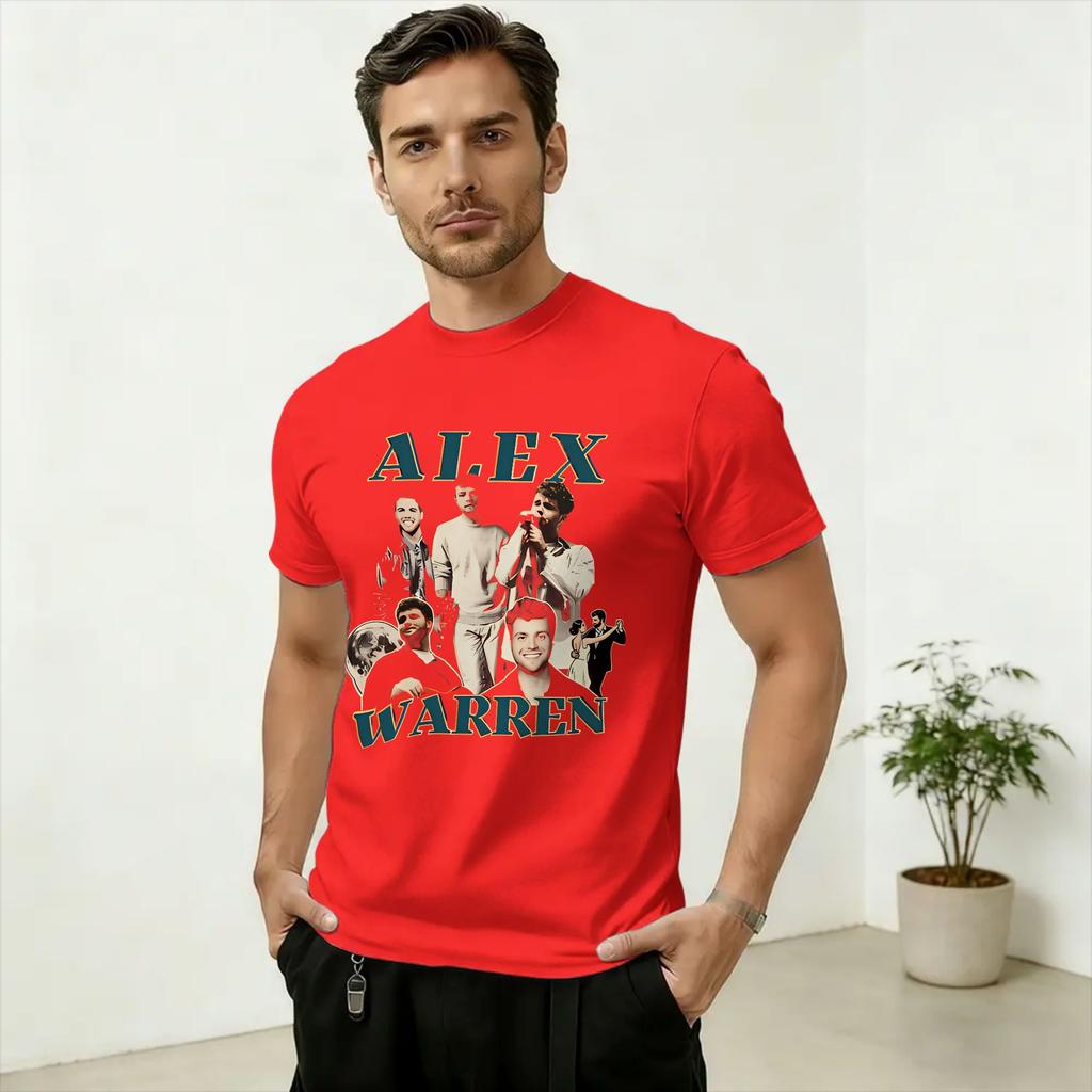 Unisexs Alex Warren Finding Friday on the Road Tour 2026 T Shirt Cotton Clothing Casual Short Sleeve Crew Neck Tee Shirt Plus Size