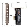 Adaptateur pci express - chenyang - cy-sa-008 - m.2 ngff nvme ahci m-key - pcie 3.0 x1 - noir