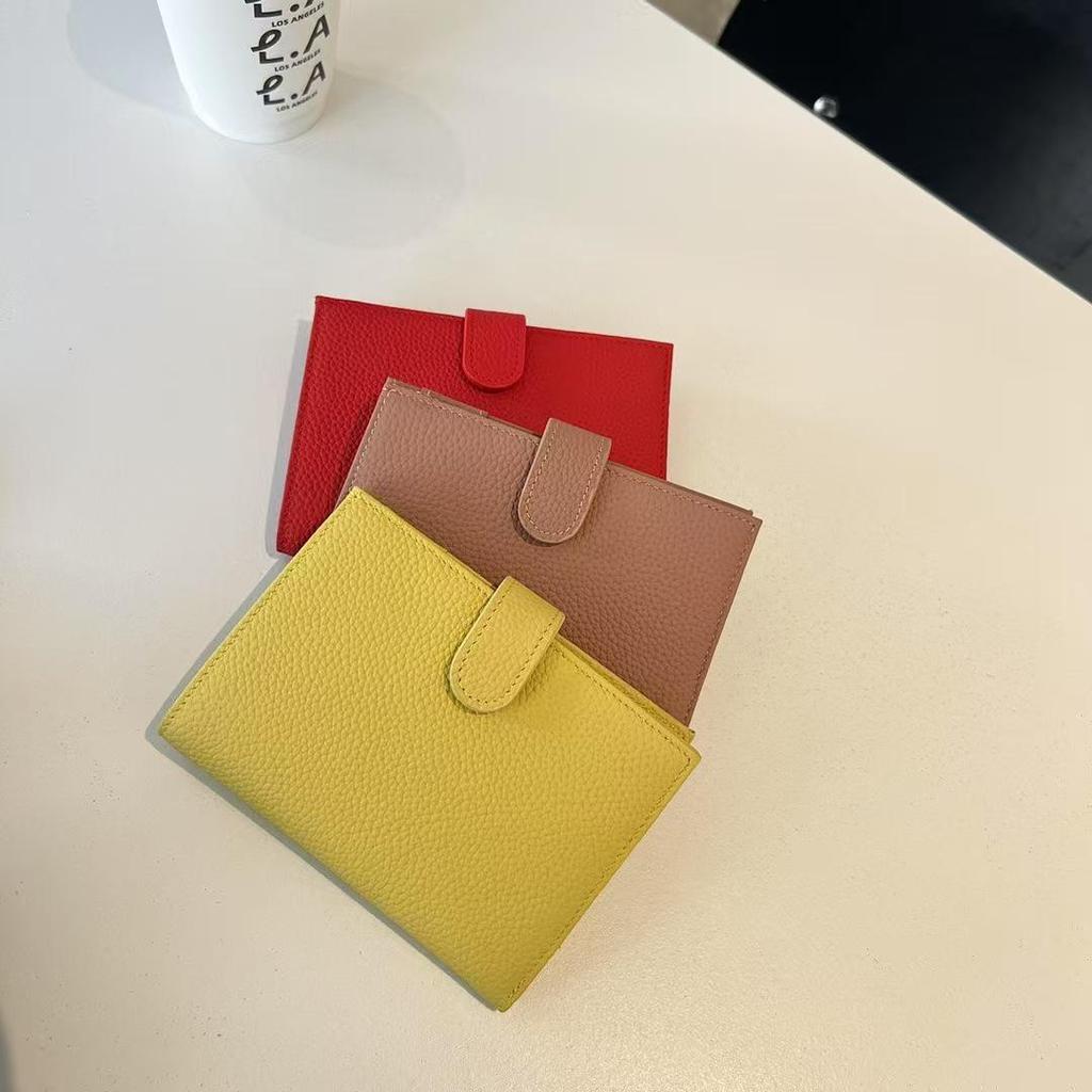 Porta-Passaporte Multifuncional e Carteira de Moedas Ultrafina de Couro Vaqueta de Grão Superior 2025