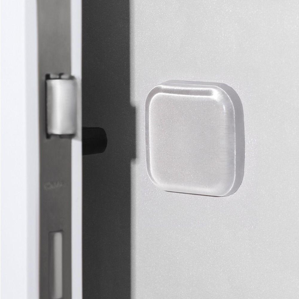 1/6PCS Silicone Door Stopper Furniture Door Handle Bumper Durable Anti-crash Pad  Home