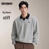 MARK FAIRWHALE Men's Old Money Style Layered Long-Sleeve Sweatshirt