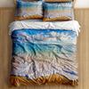 Sunset Hawaii Long Beach Gorgeous Duvet Cover Set King Queen Double Full Twin Single Size Bed Linen Set