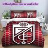 Granada CF football Pattern Bedding,Quilt Set Quilt Cover Pillowcase Home Birthday Gift (1*duvet cover+2*pillowcase,without core)
