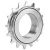 Bike Freewheel 16T Soft Sound Rotation Wear Resisting Rust Proof Durable Cycling AccessoryElectroplated Silver
