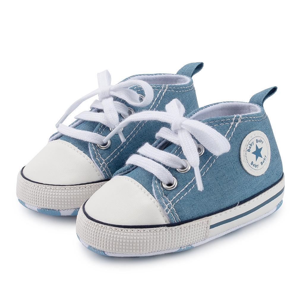 Hot-Selling Classic Canvas Baby Shoes: Soft Sole Toddler Walking Shoes