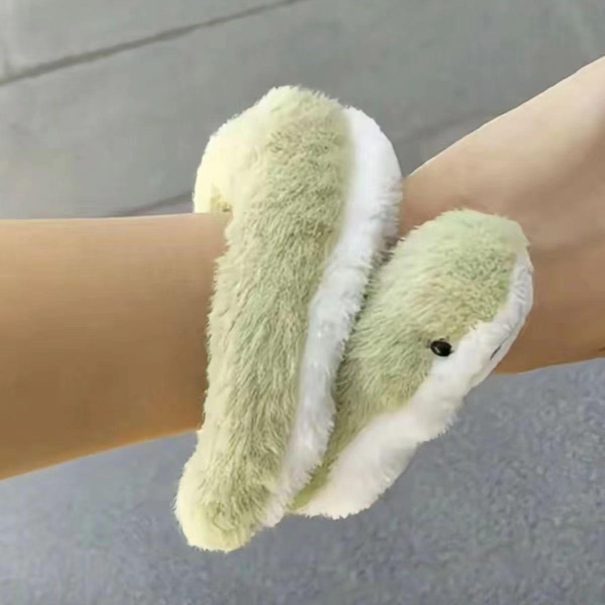 

Year of the Snake Plush Toy - Little Green Snake Doll and Mascot Adjustable