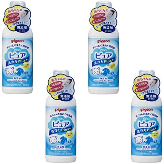 

Pigeon Baby Washing Detergent Pure Detergent 600ml [Bulk Purchase] Plus+ [x4 pieces]