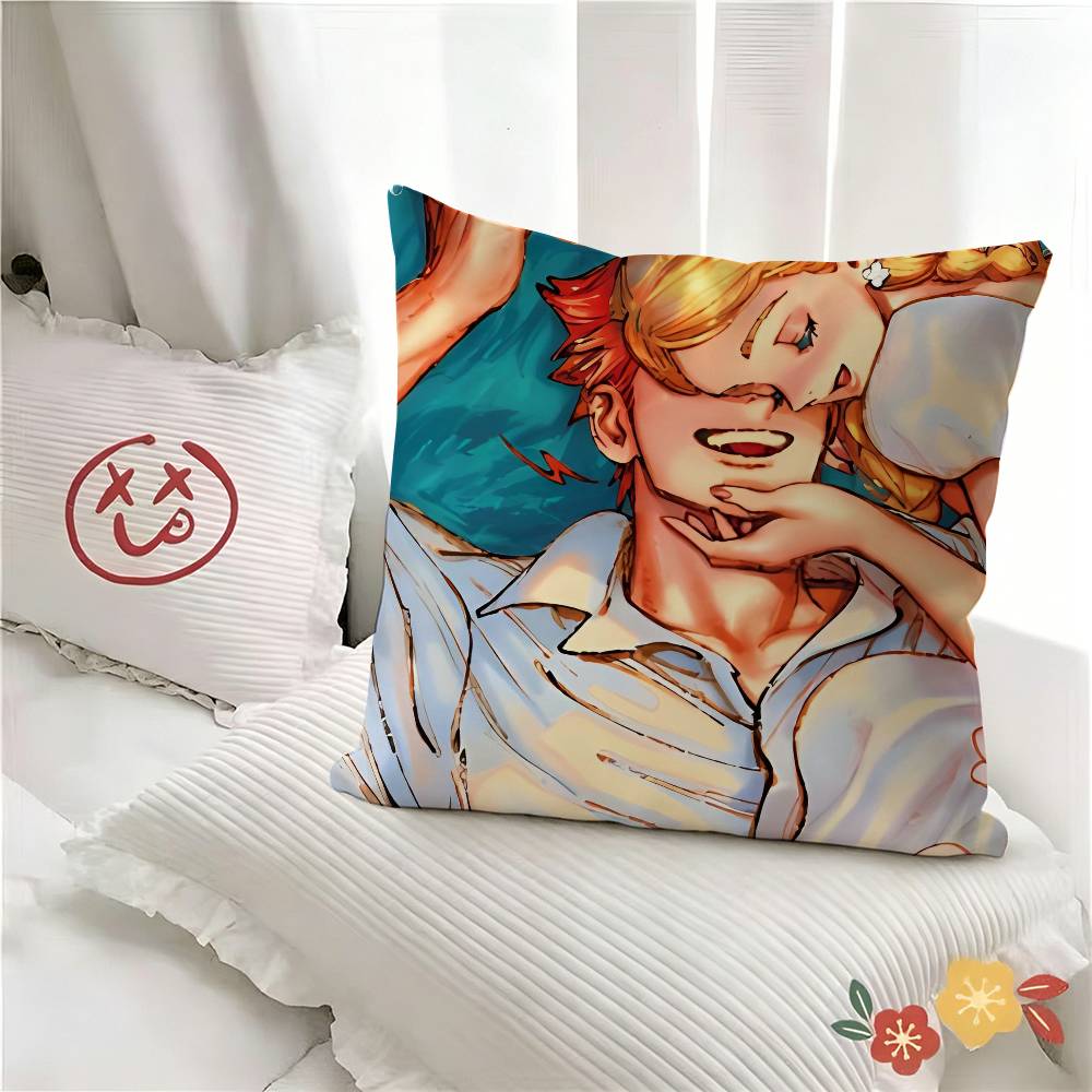 1pc Emma X Aleksander Veil Manga Pillow Case Fashion Square Pillowcase Bedroom Sofa Room Ins Decoration Leisure