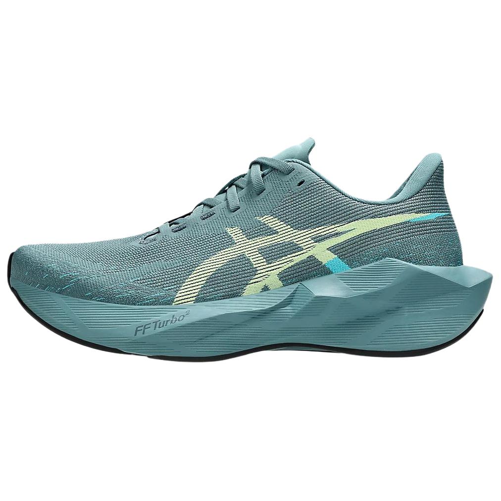 ASICS Running Shoes Men s Blue Green 39