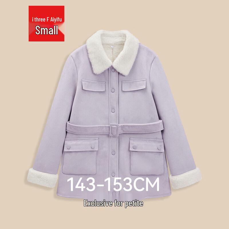 IEF Women s Petite Suede Winter Jacket S