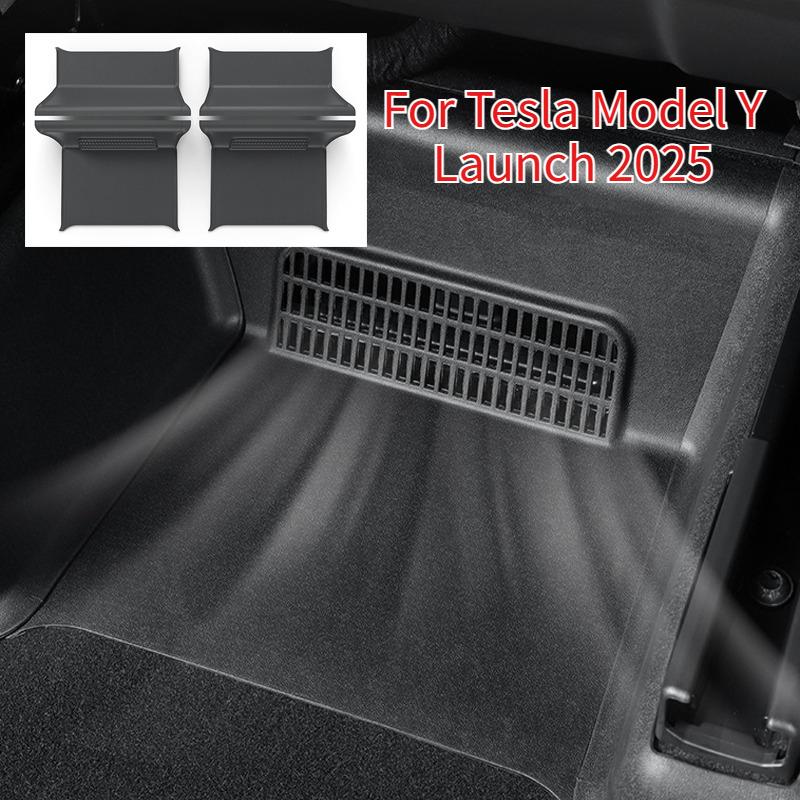 For Tesla Model Y Juniper 2025 2026 Under Seat Air Outlet Mask Front Seat Air Vent Fully Cover Pad Anti-Blocking Dust Protective
