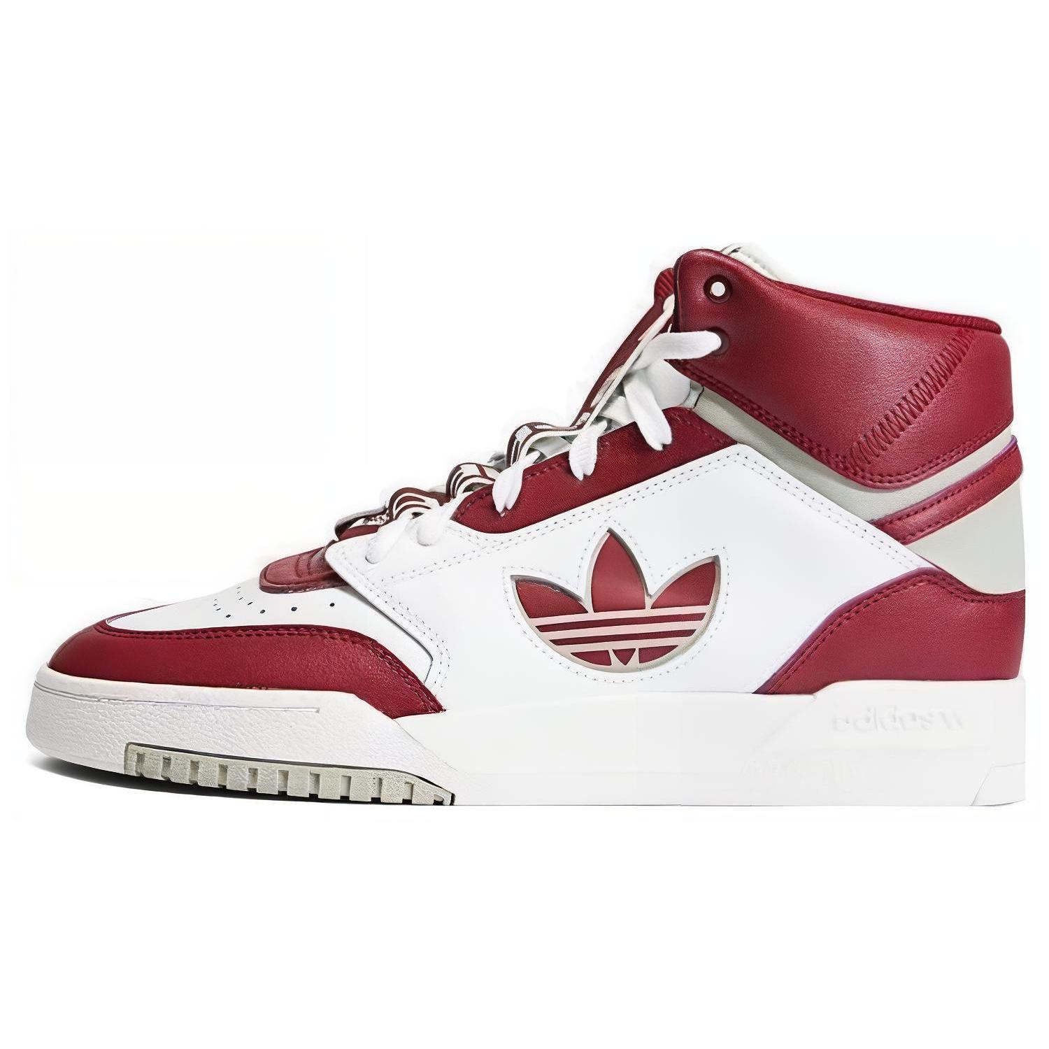 adidas Originals Drop Step XL  White Red  Men s FZ5711 EU 42⅔