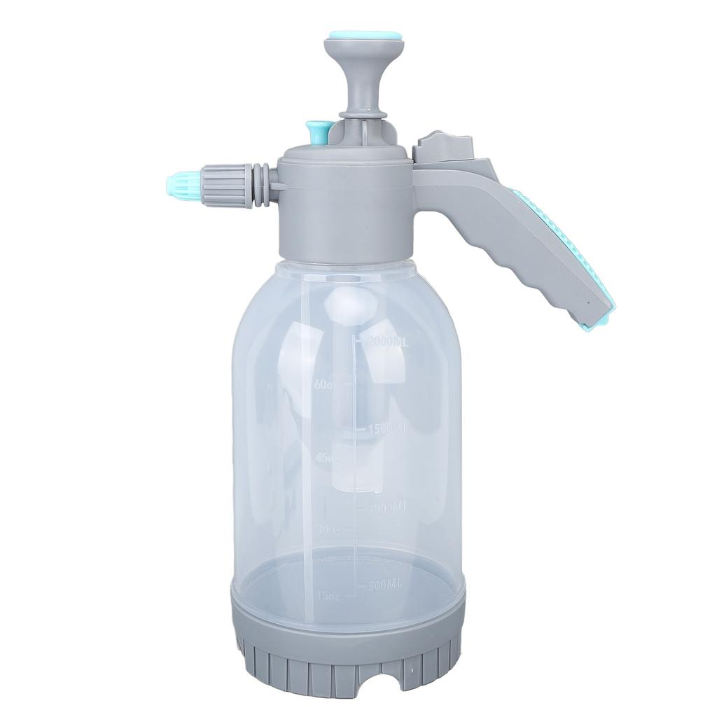 Garden Mist Sprayer 2L PP Handheld Pressure Sprayer Bottle with Extension Rod for Car Washing