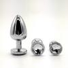 Anal Plug 3 Sizes Colored Crystal Stainless Steel Butt Plug For Women Stimulator Anal Sex Toys For Couples Prostate Massager