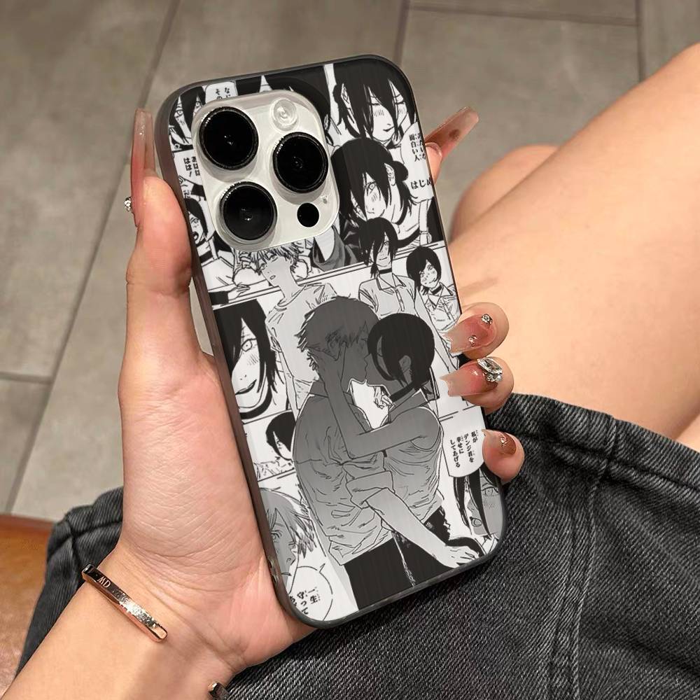 Cool Anime R-Reze For IPhone 17 16 15 11 12 13 14 Pro Max Plus Pro Corrugated Translucent Back Phone Cover