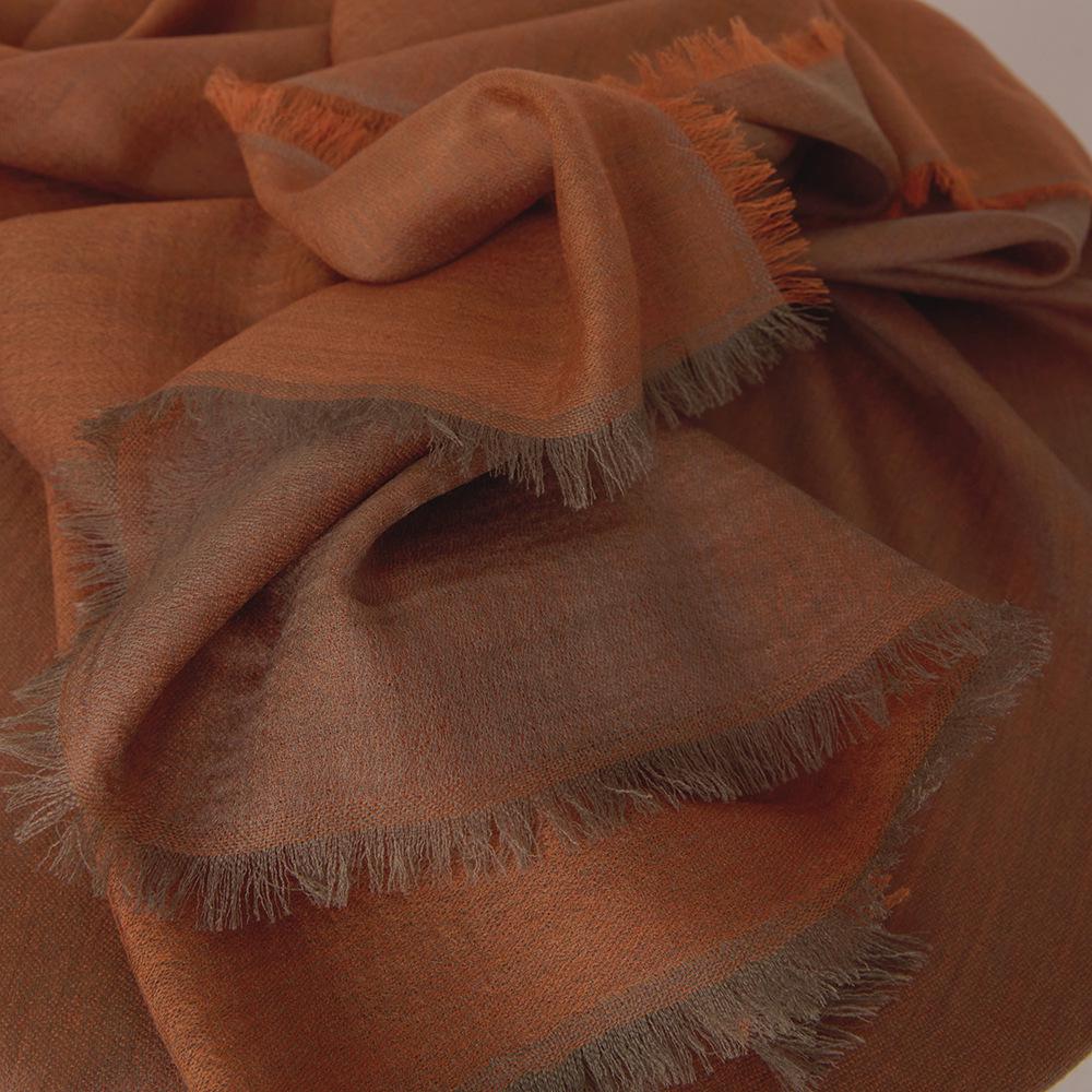 2025 Women's Water-Soluble Wool Satin Double-Sided Winter Scarf & Snood