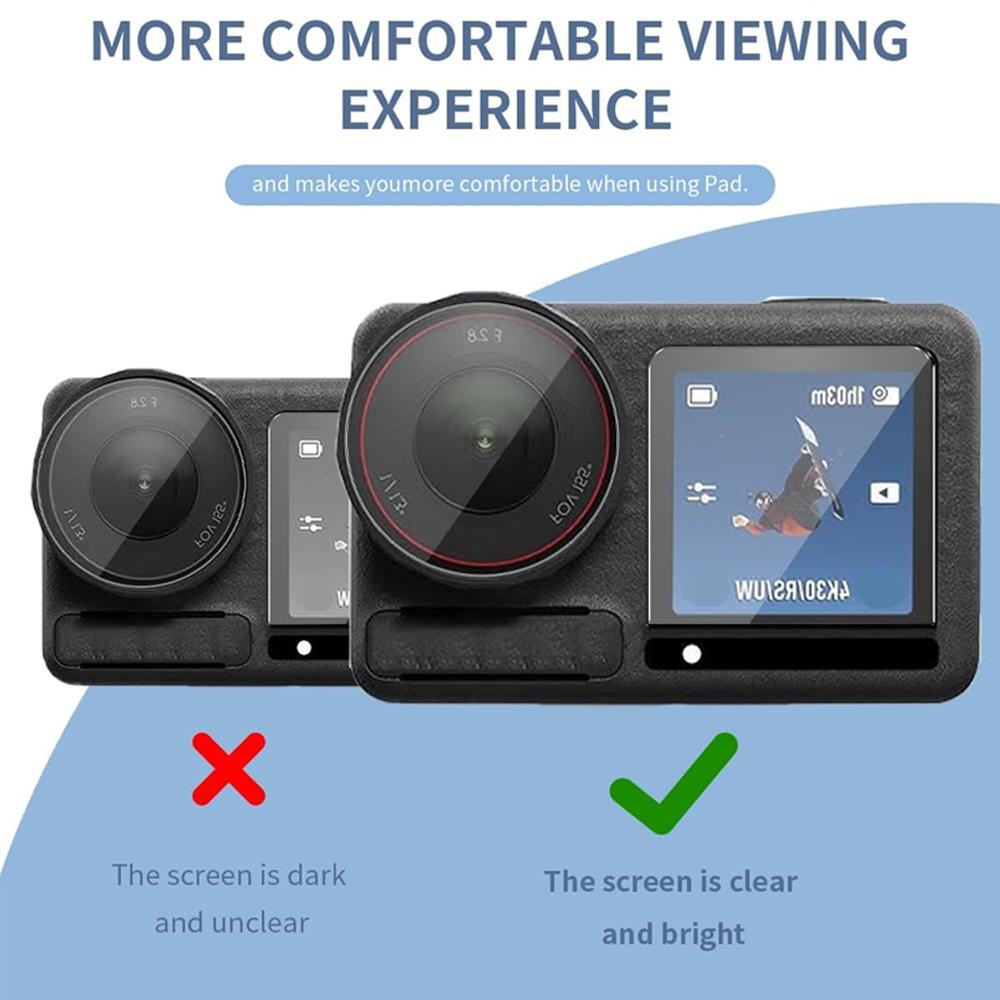 

9PCS Screen Protector for DJI Osmo Action 6 Ultra-Clear Tempered Glass Camera Lens Screen Protector Film Accessories Set 3 sets