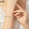 EFFIE QUEEN Fashion Simple Layer 3mm Beaded Chain Bracelet For Women S925 Sterling Silver Three Layered Bracelet Jewelry SB173