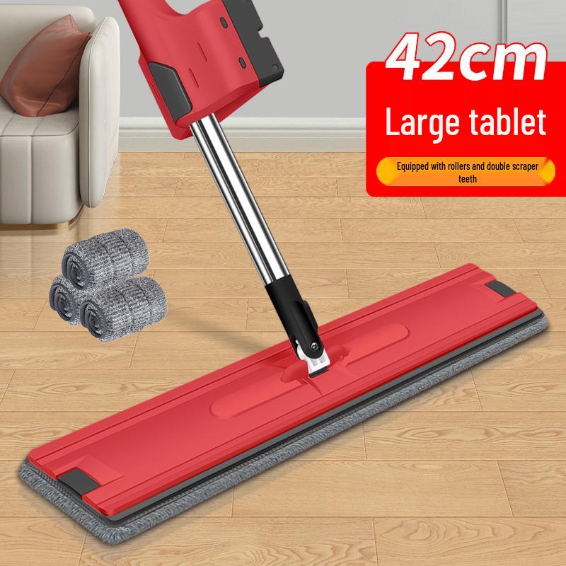 Hands-Free Lazy Mop: Efficient One-Wipe Clean for Large Floor Areas