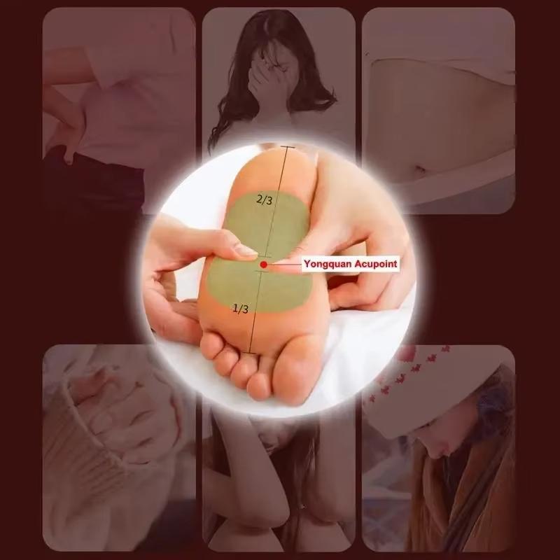 Lot de 32 patchs détoxifiants pour les pieds à l'absinthe, pour soulager les douleurs corporelles et améliorer efficacement la qualité du sommeil. Patchs détoxifiants et bio pour les pieds.