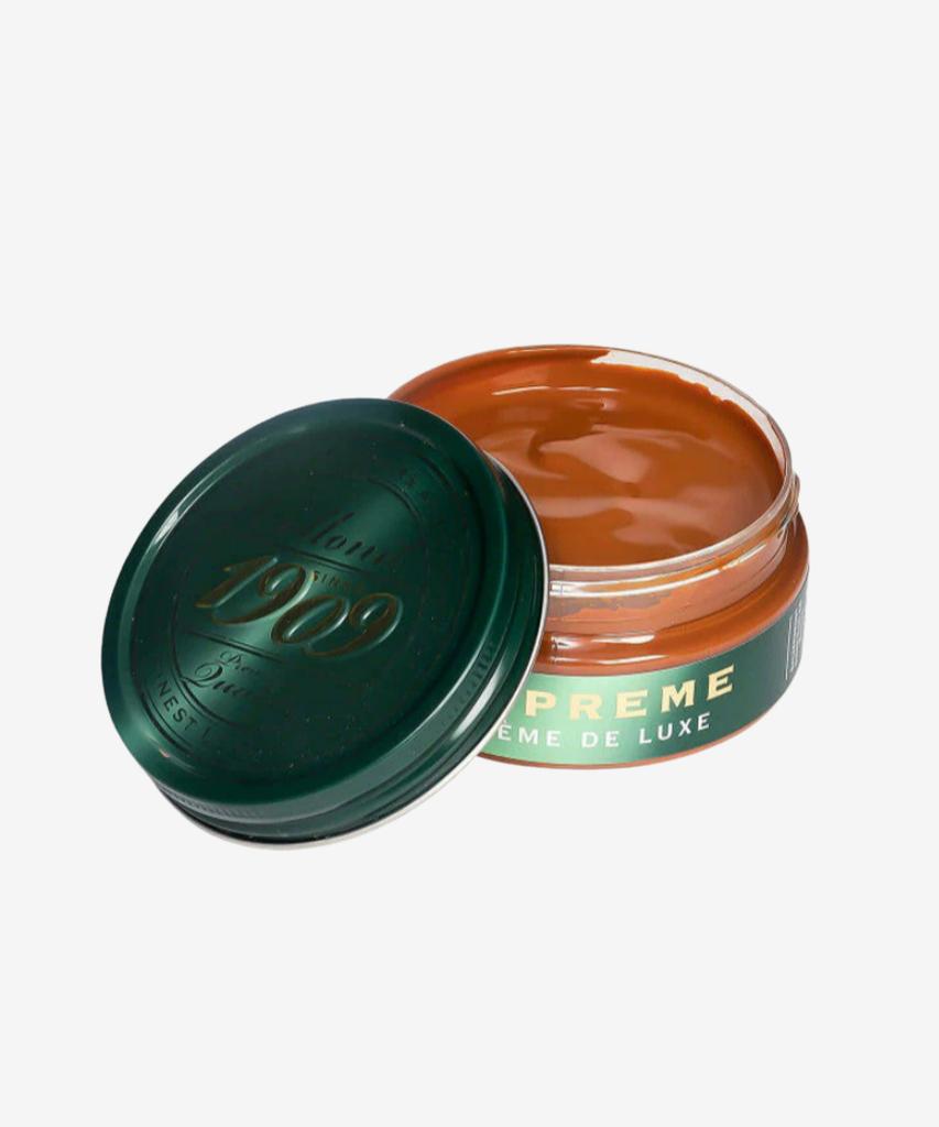 Cremă de pantofi Collonil 1909 Supreme Deluxe 100ml Lustru piele Restaurare zgârieturi Lustru pantofi