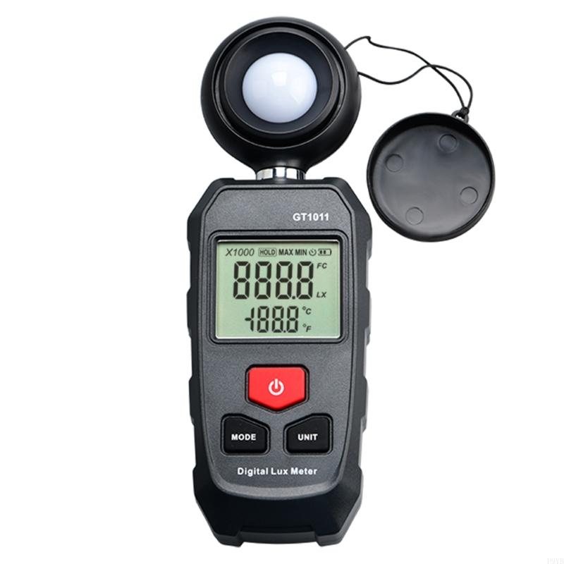 Digital Luminance Meter Illuminometer For Precise Light Intensity Measurement With LCD Display And Temperature Reading